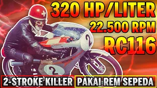 Gimana Cara MOTOR 4-TAK KALAHKAN 2-TAK? | HONDA RC116 | Crazy 60's