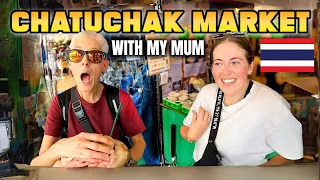 British Mum Goes Shopping at Bangkok Thailand's Largest Market