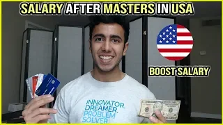 Salary After Masters in USA | How to Increase Your Salary?