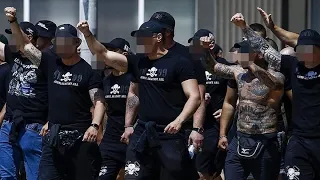 Levski ultras corteo before Cup Final against CSKA Sofia 14.05.2022.