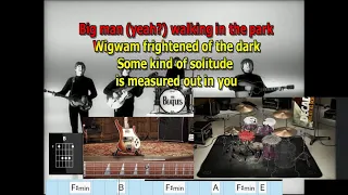 Hey Bulldog Beatles drum and bass deconstructing lyrics chords