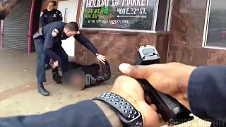 Bodycam Shows Cops Shooting Man Armed With Two Knives