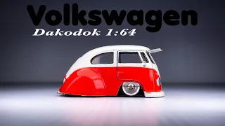 Volkswagen Dakodok Dakota Bus Beetle Diecast custom 1:64