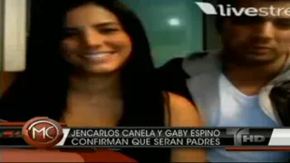 Gaby Espino y Jencarlos Canela - Confirman que seran padres (Al Rojo Vivo) 09/09/2011