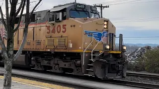 Short Intermodal Train at Vancouver, WA 12/17/23🚂