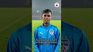 #Sivasakthi shares his thoughts on his first #HeroISL goal! | #LetsFootball #BengaluruFC #shorts