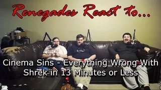 Renegades React to... Cinema Sins - Everything Wrong With Shrek in 13 Minutes or Less