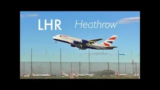 Plane Spotting *Late Afternoon Takeoffs Compilation* RW27L, London Heathrow (LHR)
