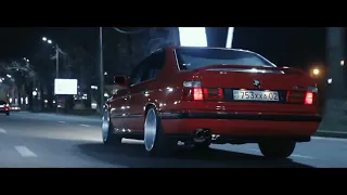 Red BMW M5 E34 - Night Ride - Cypress Hill - Illusions (Music Video Edit)