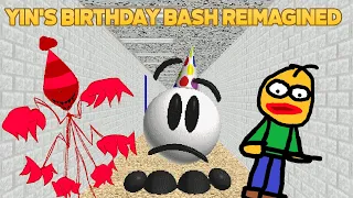 Stalk Bossfight?! | Yin's Birthday Bash Reimagined Full Gameplay [Baldi's Basics Fangame]