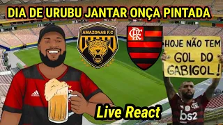 REACT AO VIVO AMAZONAS 0X1 FLAMENGO