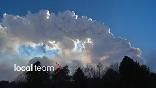 Etna, eruzione 2 marzo 2021: il timelapse della nube di cenere