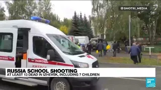 Russia school shooting: At least 13 dead, including children • FRANCE 24 English