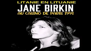 Karaoké Jane Birkin - Litanie en Lituanie  version live 1991