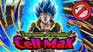 EZA AGL Gogeta Blue VS Cell MAX (NO ITEMS) Dragon Ball Z Dokkan Battle