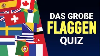 Das Große FLAGGEN QUIZ - Kannst du alle 50 Flaggen erraten?