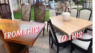 Chairs and Table/ Furniture Makeover
