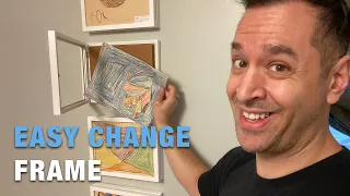 DIY Quick Change Kid's Art Frames