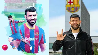 SERGIO AGUERO SIGNS FOR BARCELONA FROM MAN CITY!