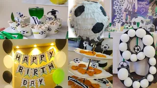 DIY Birthday decorations craft at home||#football #theme||Birthday orgnizer at home||#papercraft.
