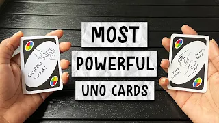 UNO GAMEPLAY | Swap Hands & Shuffle Hands Cards - Most Powerful Cards??