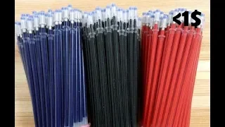 🖊️ Стержни гелевые синие для шариковой ручки / из Китая ✒️