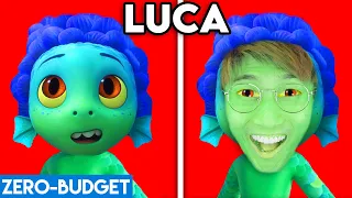 LUCA 2 WITH ZERO BUDGET! (LUCA FUNNY DISNEY ANIMATED MOVIE PARODY BY LANKYBOX!)