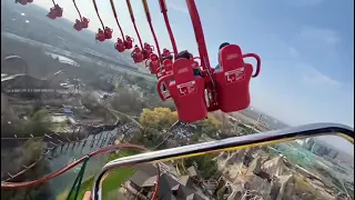 Canadian Wonderland- lands crazy ride 1 from the clouds