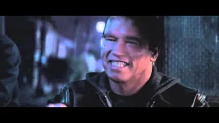 Arnold Smiling In Terminator Genisy