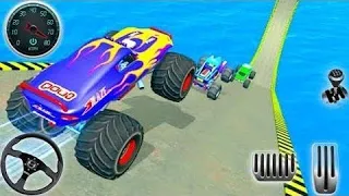 Monster Truck Mega Ramp Extreme Racing🥵 - Truck Stunts Driving - Android Game - Ep-192