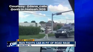 Man atacks car in Florida road rage incident