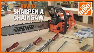 How to Sharpen a Chainsaw | The Home Depot