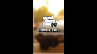 GTA 4 resumido en 1 minuto #Shorts #gta #gtaiv #gta4