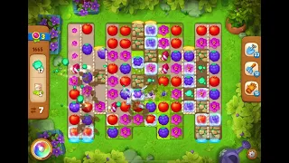 GardenScapes Level 1665 no boosters (14 moves)