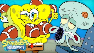 Which SpongeBob Character Gets Hurt The Most? 🤕 | SpongeBob