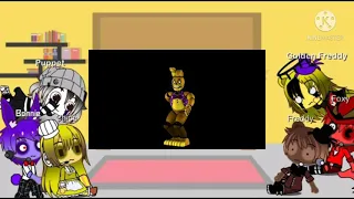 Fnaf 1 + puppet react to funny videos