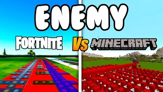 Imagine Dragons - Enemy (Fortnite vs Minecraft)