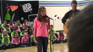 me singing The Climb at my talent show