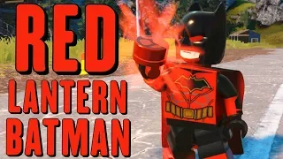 LEGO DC Super Villains - Red Lantern Batman Custom Character
