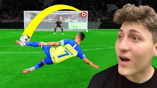 Marquer 1 But INCROYABLE avec Chaque Numéro de Maillot sur FC24! 😮  (Ronaldo met un but magnifique)