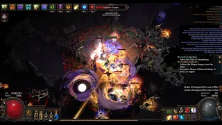 Path of Exile Synthesis Flashback Event - Divine Ire Guardian gameplay footage (early maps)