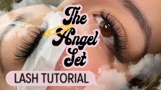 wispy volume lash tutorial (angel set)