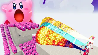 100x KIRBY +1x GIANT VS 3x EVERY GOD - Totally Accurate Battle Simulator TABS