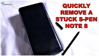 SYLUS BROKE INSIDE NOTE 8 - HOW I REMOVED IT!!!