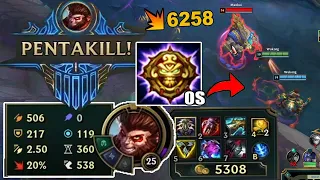 LỰM LUÔN PENTAKILL VỚI WUKONG VỊ TƯỚNG DAME KHỦNG  VÀ NHÂY NHẤT URF 2024