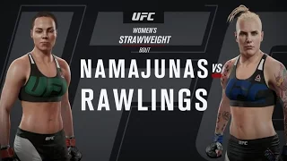 UFC 2 ● STRAWWEIGHT ● ROSE NAMAJUNAS VS BEC RAWLINGS ● НАМАДЖУНАС VS РОУЛИНГЗ