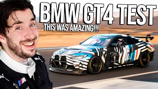 My INSANE Experience Testing BMW's BRAND NEW M4 GT4 Racecar!