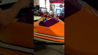 8ft mini boat with 50cc two stroke.