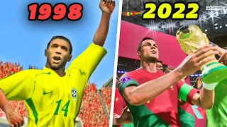 🔥 FIFA WORLD CUP Games Evolution [1998 - 2022] ✅ Fujimarupes
