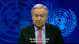 Secretary-General António Guterres' message on the Launch of the Third IPCC report, 4 April 2022